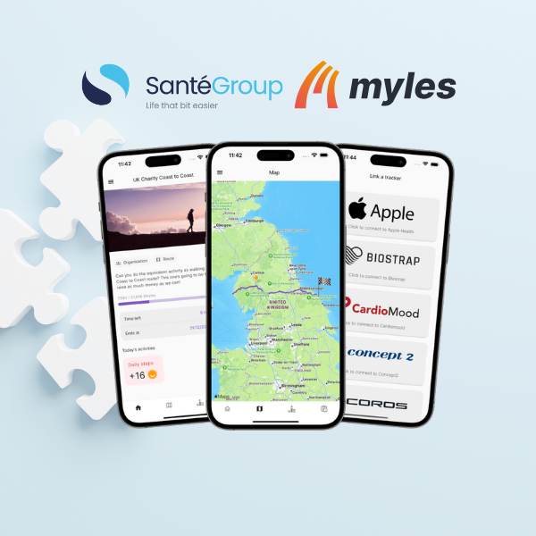 Santé Group Acquires Employee Wellbeing App Myles Fitness